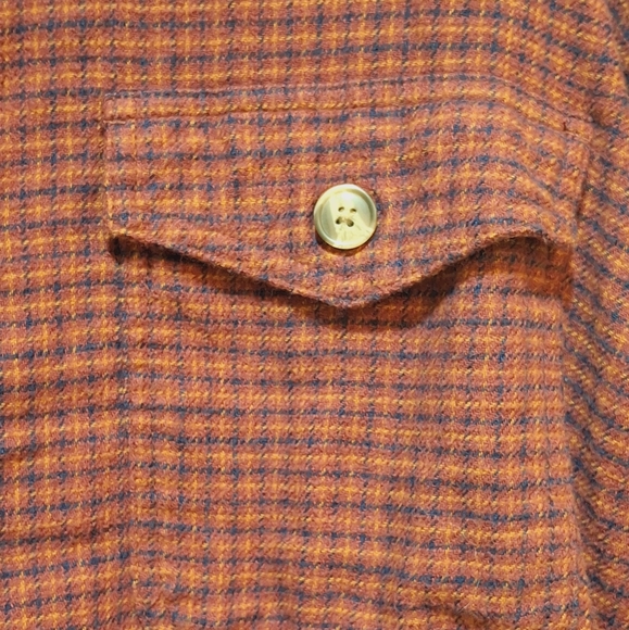 American Eagle maroon crop flannel size M - Picture 7 of 8